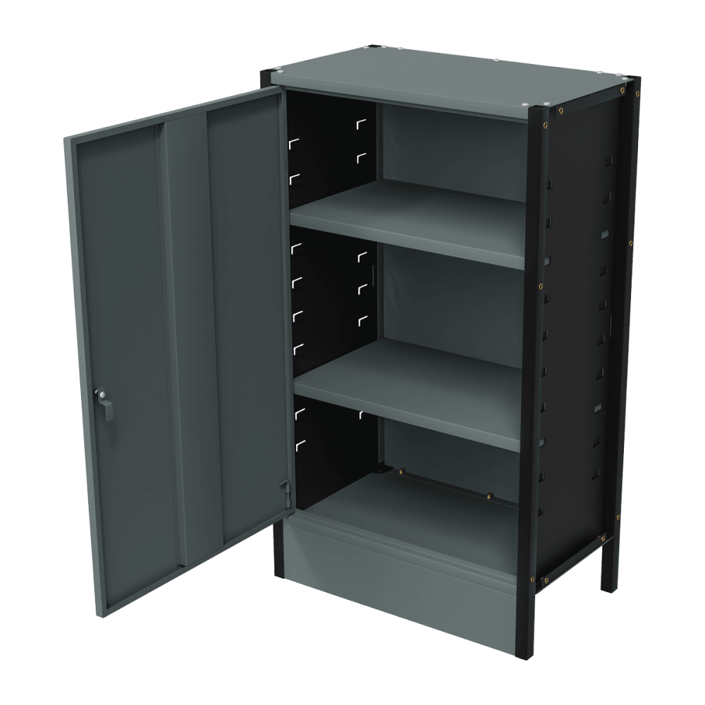 Modular Storage Base Cupboard Unit 3 Shelves 580mm Model No- APMRB3