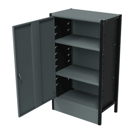 Modular Storage Base Cupboard Unit 3 Shelves 580mm Model No- APMRB3