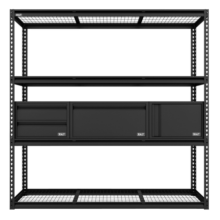 Heavy-Duty Modular Racking Kit with 3 Storage Units Model No- APMRCOMBO1