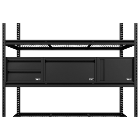 Heavy-Duty Modular Racking Kit with 3 Storage Units Model No- APMRCOMBO1