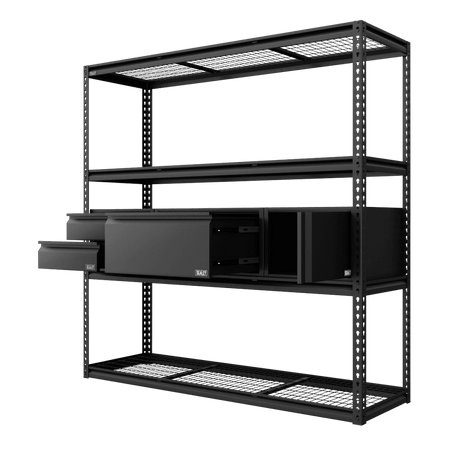 Heavy-Duty Modular Racking Kit with 3 Storage Units Model No- APMRCOMBO1