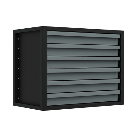 Modular Storage Mid Unit 6 Drawer 580mm Model No- APMRM1