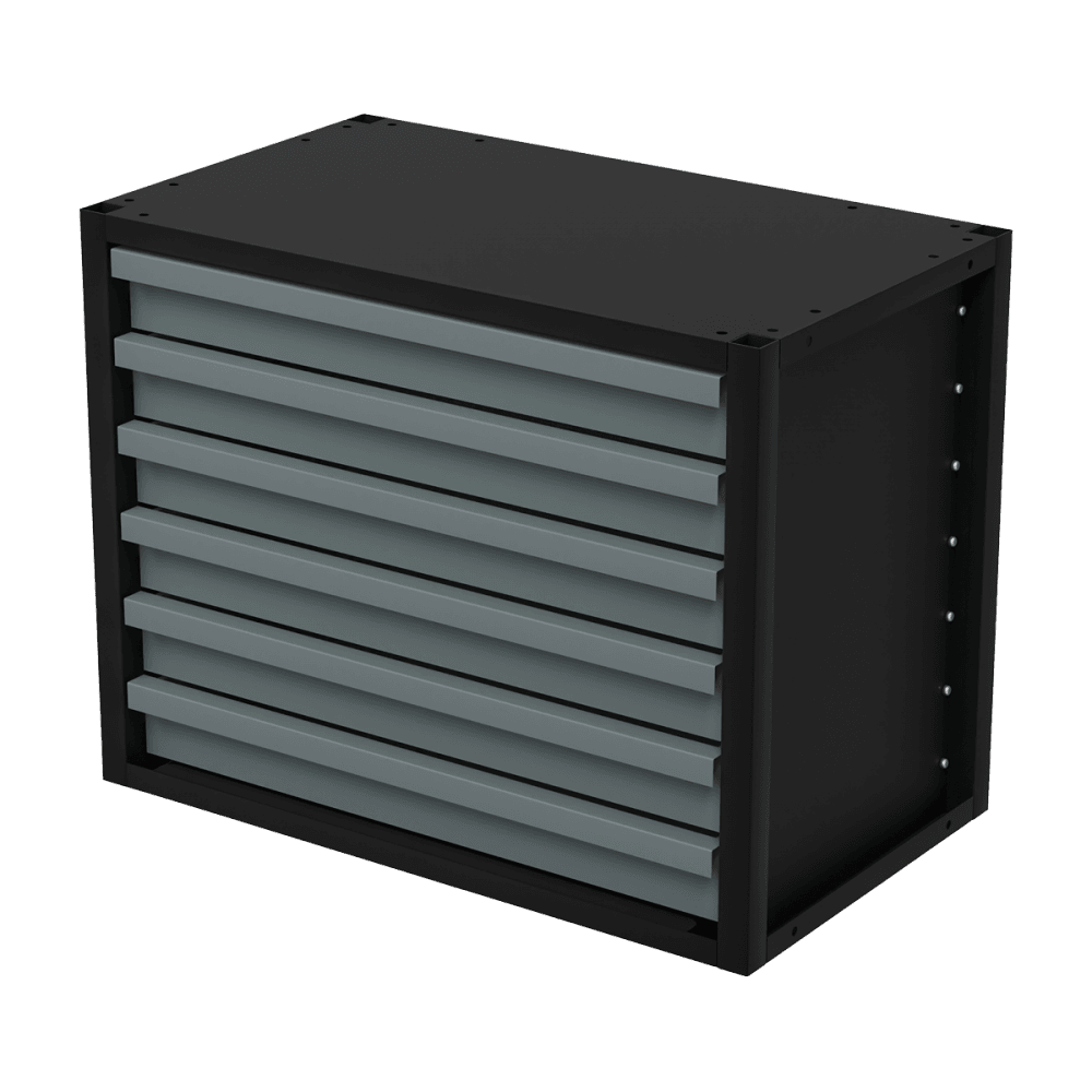 Modular Storage Mid Unit 6 Drawer 580mm Model No- APMRM1