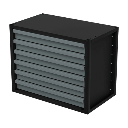 Modular Storage Mid Unit 6 Drawer 580mm Model No- APMRM1