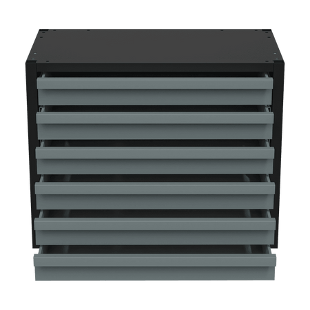 Modular Storage Mid Unit 6 Drawer 580mm Model No- APMRM1