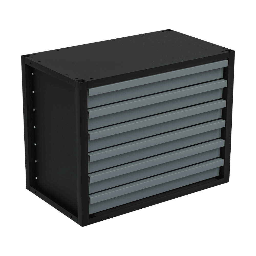 Modular Storage Mid Unit 6 Drawer 580mm Model No- APMRM1
