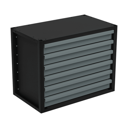 Modular Storage Mid Unit 6 Drawer 580mm Model No- APMRM1