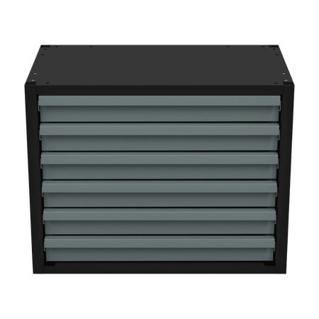 Modular Storage Mid Unit 6 Drawer 580mm Model No- APMRM1