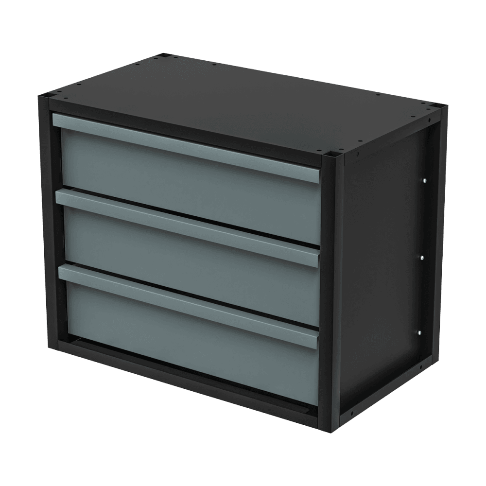 Modular Storage Mid Unit 3 Drawer 580mm : Model No- APMRM3