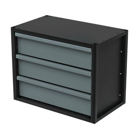 Modular Storage Mid Unit 3 Drawer 580mm : Model No- APMRM3