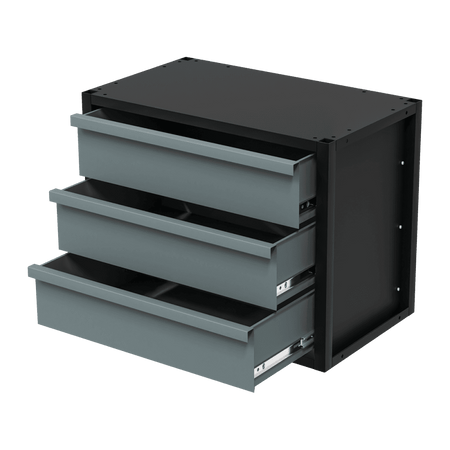 Modular Storage Mid Unit 3 Drawer 580mm : Model No- APMRM3