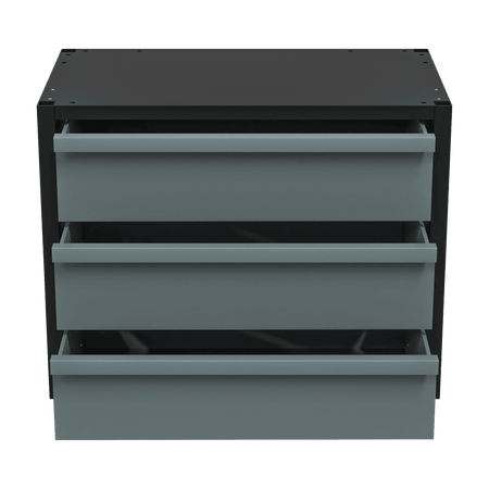 Modular Storage Mid Unit 3 Drawer 580mm : Model No- APMRM3
