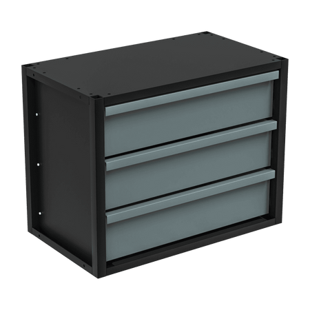 Modular Storage Mid Unit 3 Drawer 580mm : Model No- APMRM3