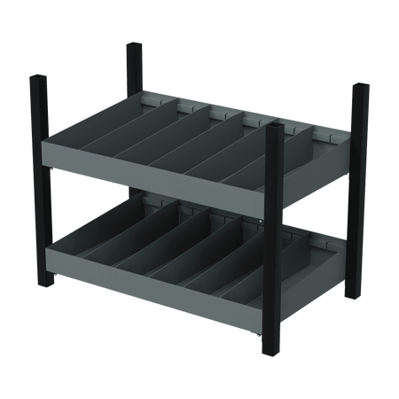 Modular Storage Mid Unit 2 Compartment Shelve 580mm Model No- APMRM4