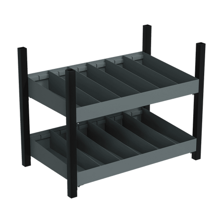 Modular Storage Mid Unit 2 Compartment Shelve 580mm Model No- APMRM4
