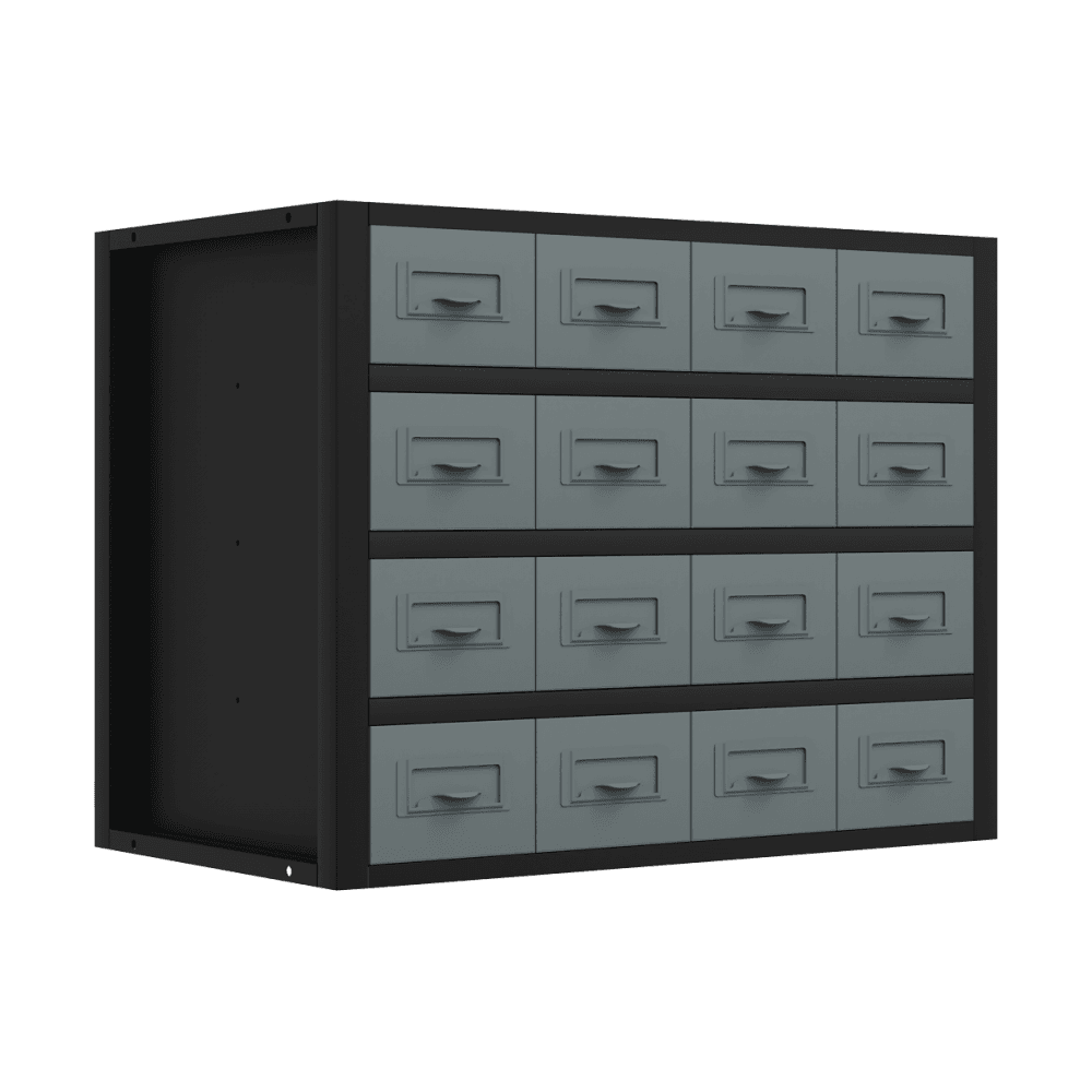 Modular Storage Mid Unit 16 Small Drawers 580mm Model No- APMRM5