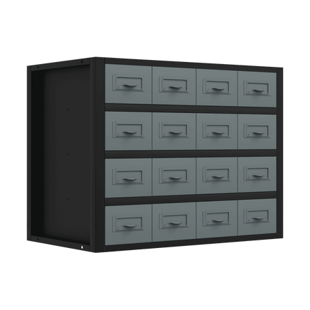 Modular Storage Mid Unit 16 Small Drawers 580mm Model No- APMRM5