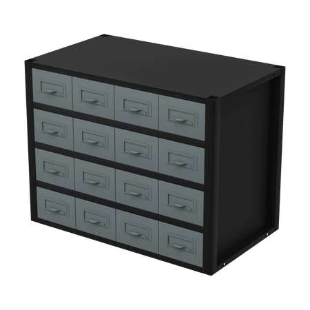 Modular Storage Mid Unit 16 Small Drawers 580mm Model No- APMRM5