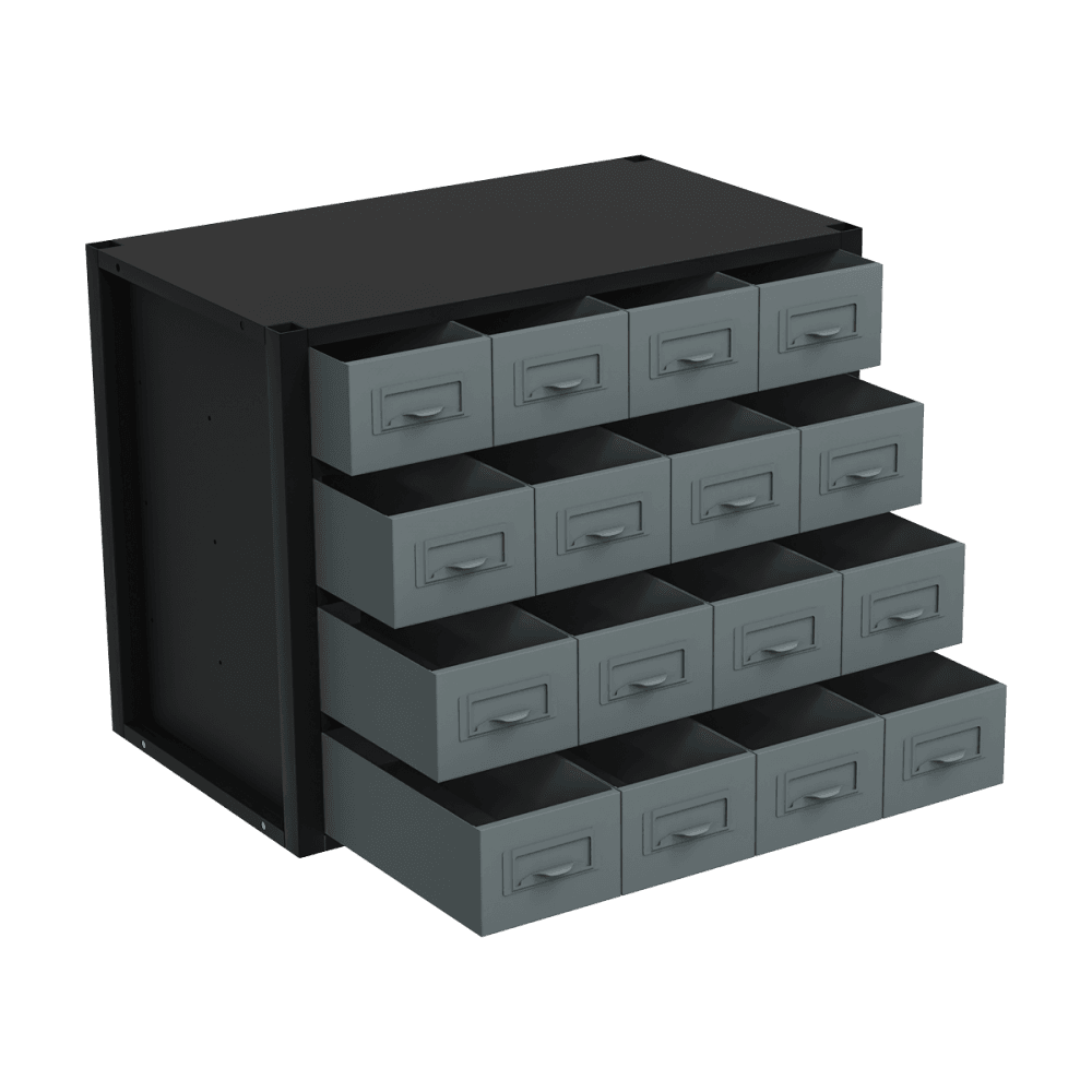 Modular Storage Mid Unit 16 Small Drawers 580mm Model No- APMRM5