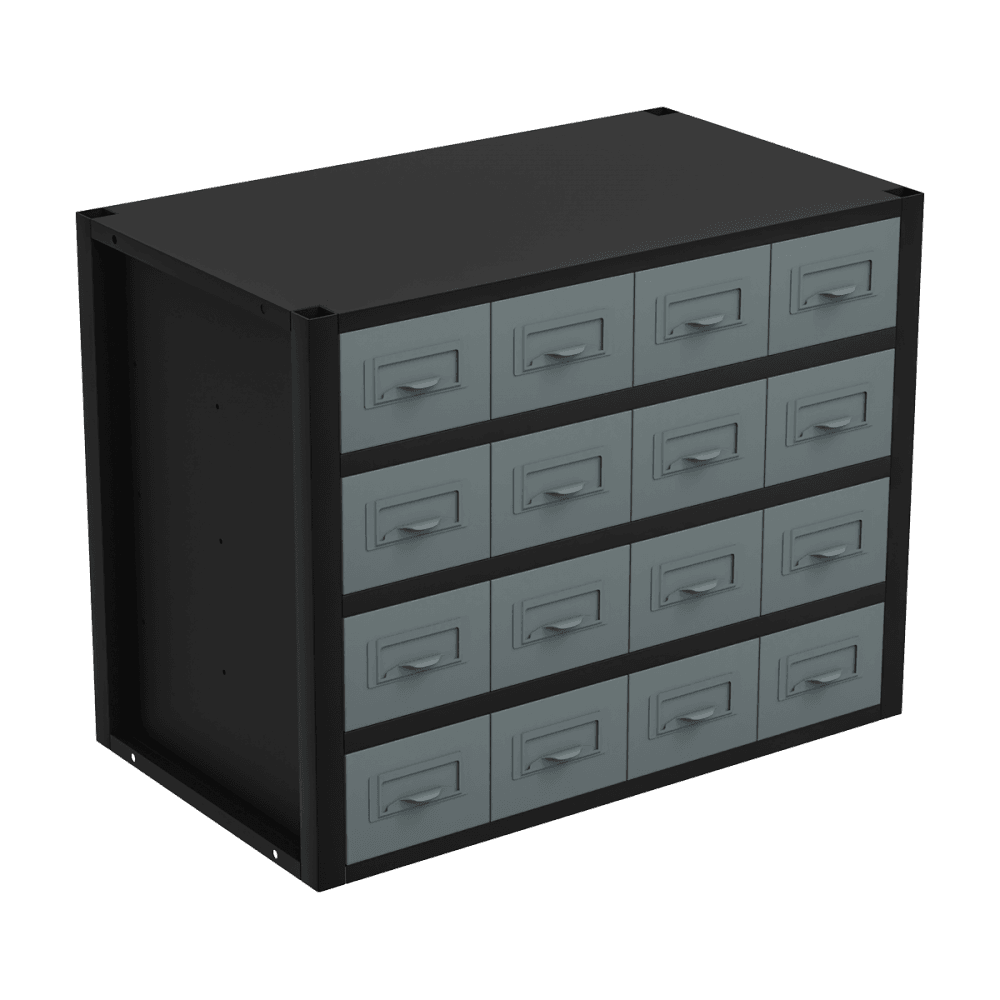 Modular Storage Mid Unit 16 Small Drawers 580mm Model No- APMRM5
