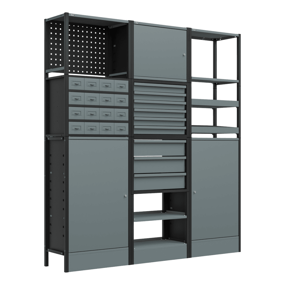 Modular Storage System Combo 1.74m Model No- APMRSTACK1