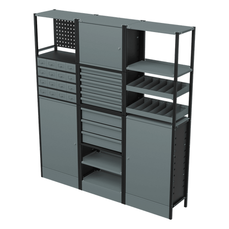 Modular Storage System Combo 1.74m Model No- APMRSTACK1