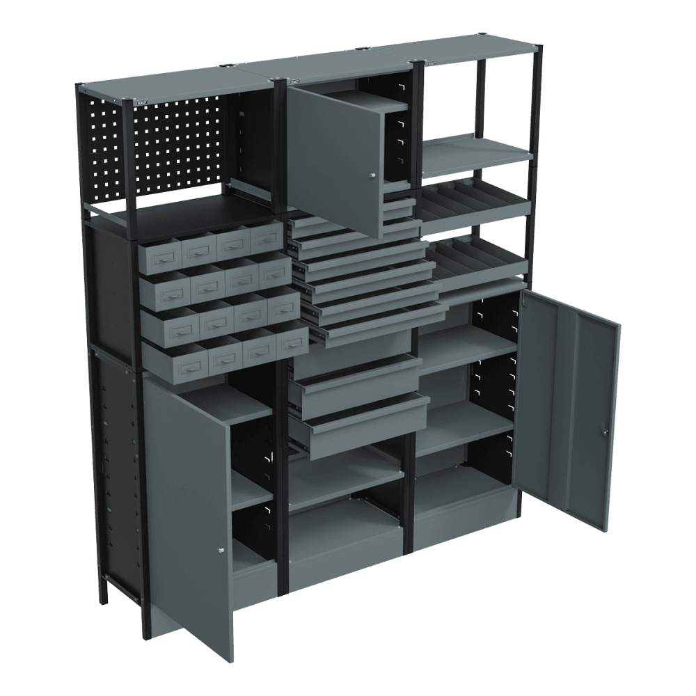 Modular Storage System Combo 1.74m Model No- APMRSTACK1