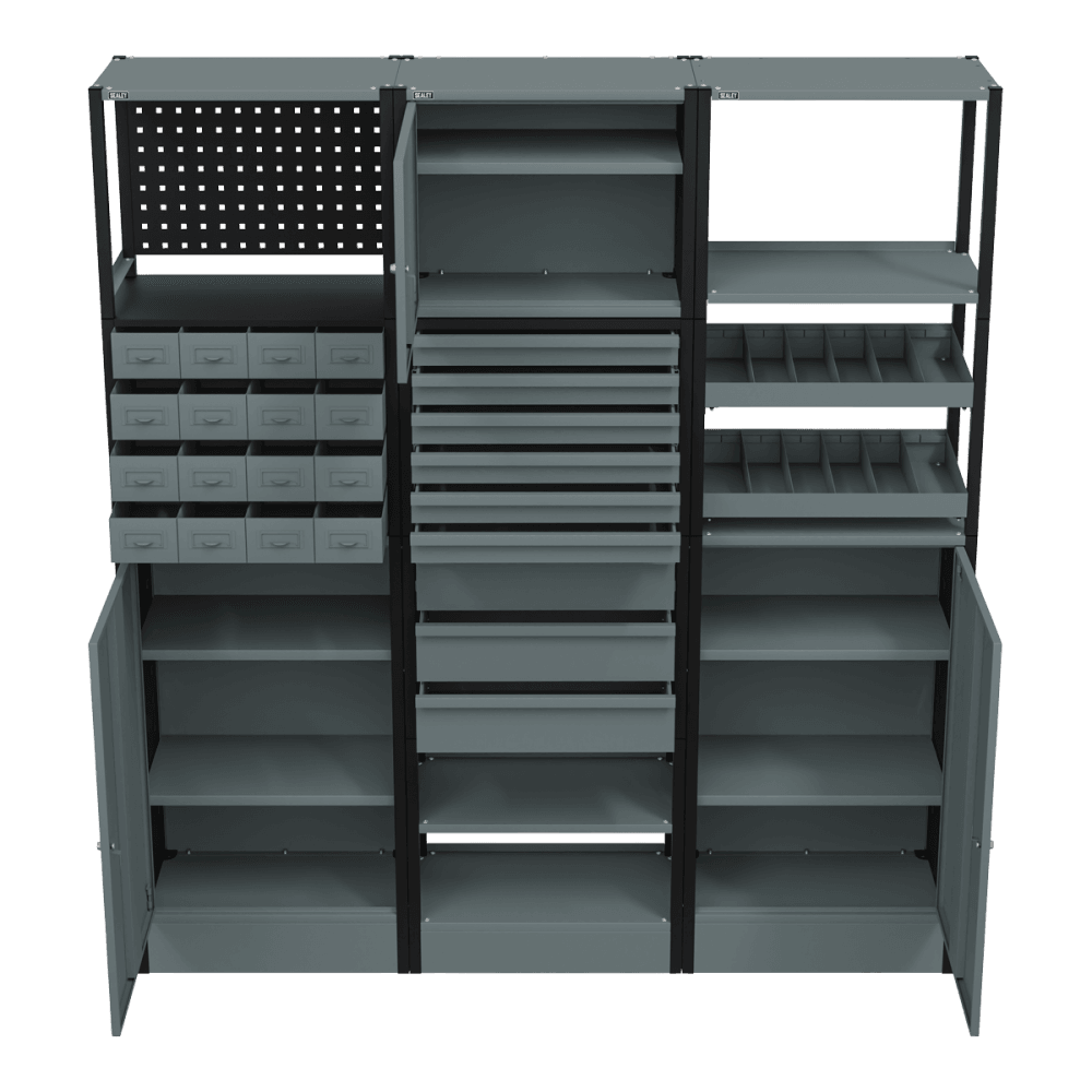 Modular Storage System Combo 1.74m Model No- APMRSTACK1
