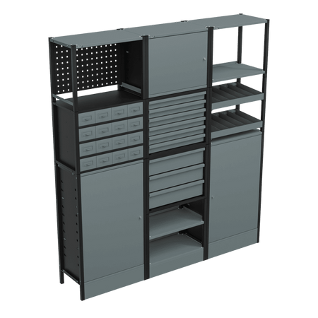Modular Storage System Combo 1.74m Model No- APMRSTACK1