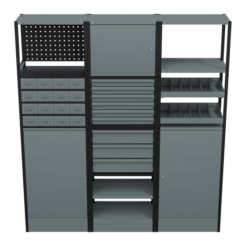 Modular Storage System Combo 1.74m Model No- APMRSTACK1