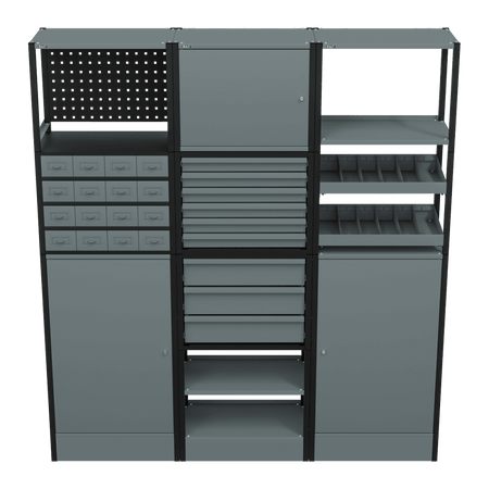 Modular Storage System Combo 1.74m Model No- APMRSTACK1