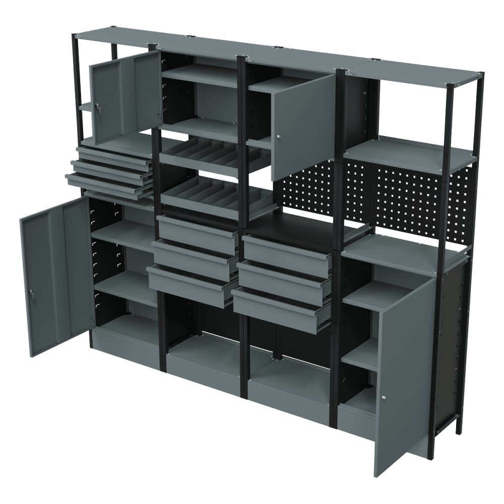 Modular Storage System Combo 2.32m Model No- APMRSTACK2