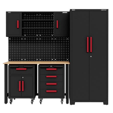 Complete Garage Storage System with 2 Mobile Trolleys Model No- APMS12OP
