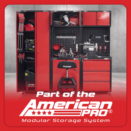 Complete Garage Storage System with 2 Mobile Trolleys Model No- APMS12OP