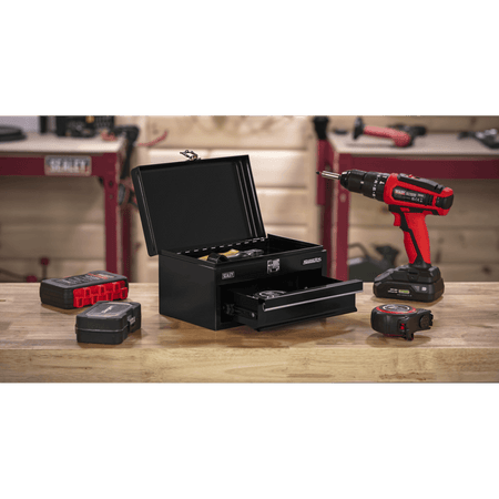 Superline Pro Mini Toolbox with Drawer - Black Model No- APMTB2
