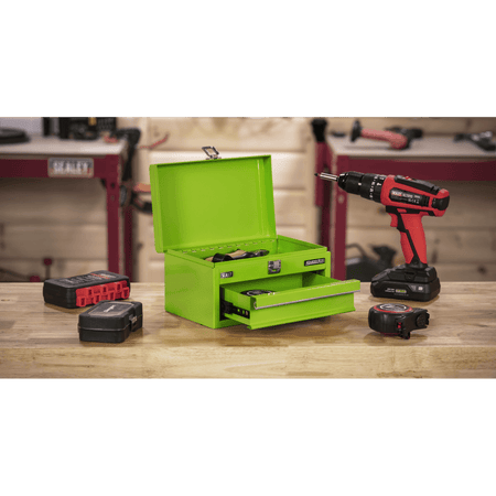 Superline Pro Mini Toolbox with Drawer - Green Model No- APMTB3