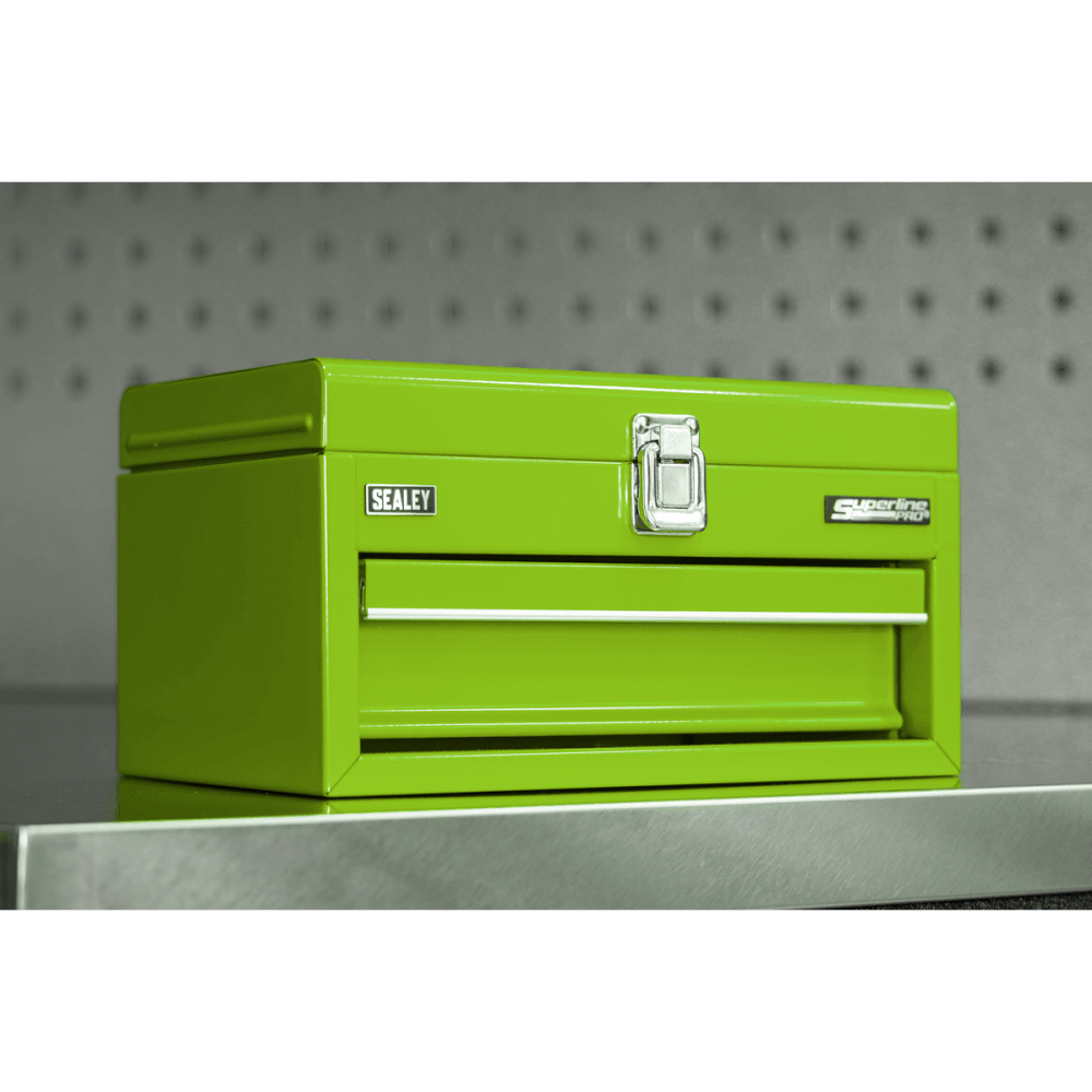 Superline Pro Mini Toolbox with Drawer - Green Model No- APMTB3