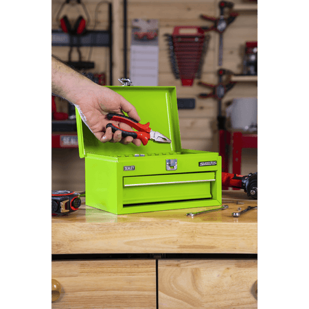 Superline Pro Mini Toolbox with Drawer - Green Model No- APMTB3