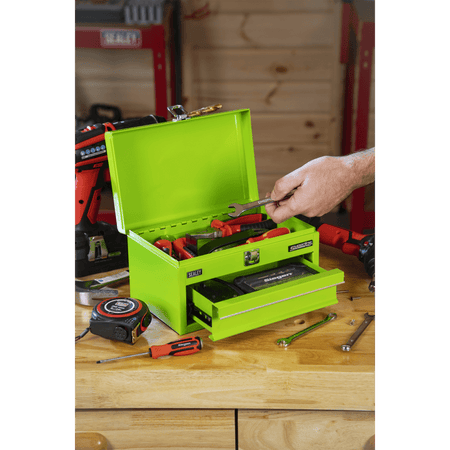 Superline Pro Mini Toolbox with Drawer - Green Model No- APMTB3