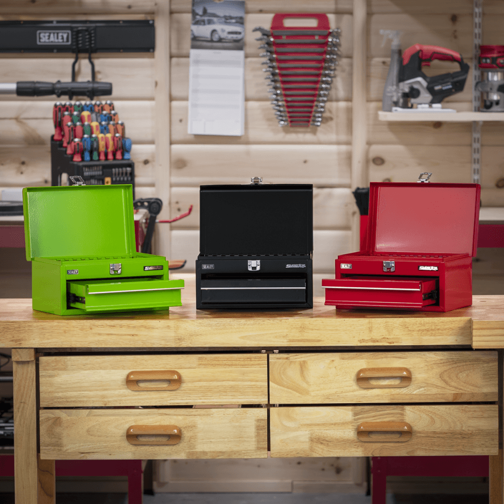 Superline Pro Mini Toolbox with Drawer - Green Model No- APMTB3