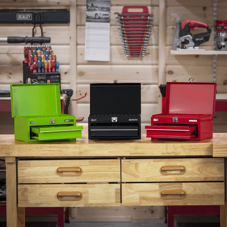 Superline Pro Mini Toolbox with Drawer - Green Model No- APMTB3