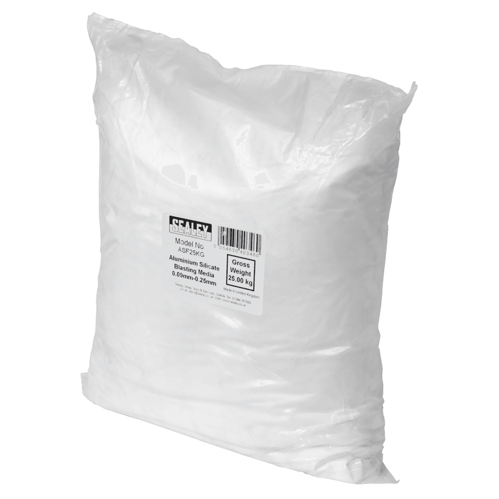 Aluminium Silicate Blasting Media 0.09mm-0.25mm Model No- ASF25KG