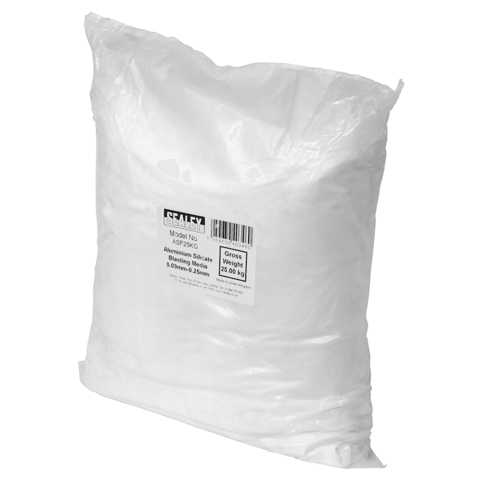 Aluminium Silicate Blasting Media 0.09mm-0.25mm Model No- ASF25KG