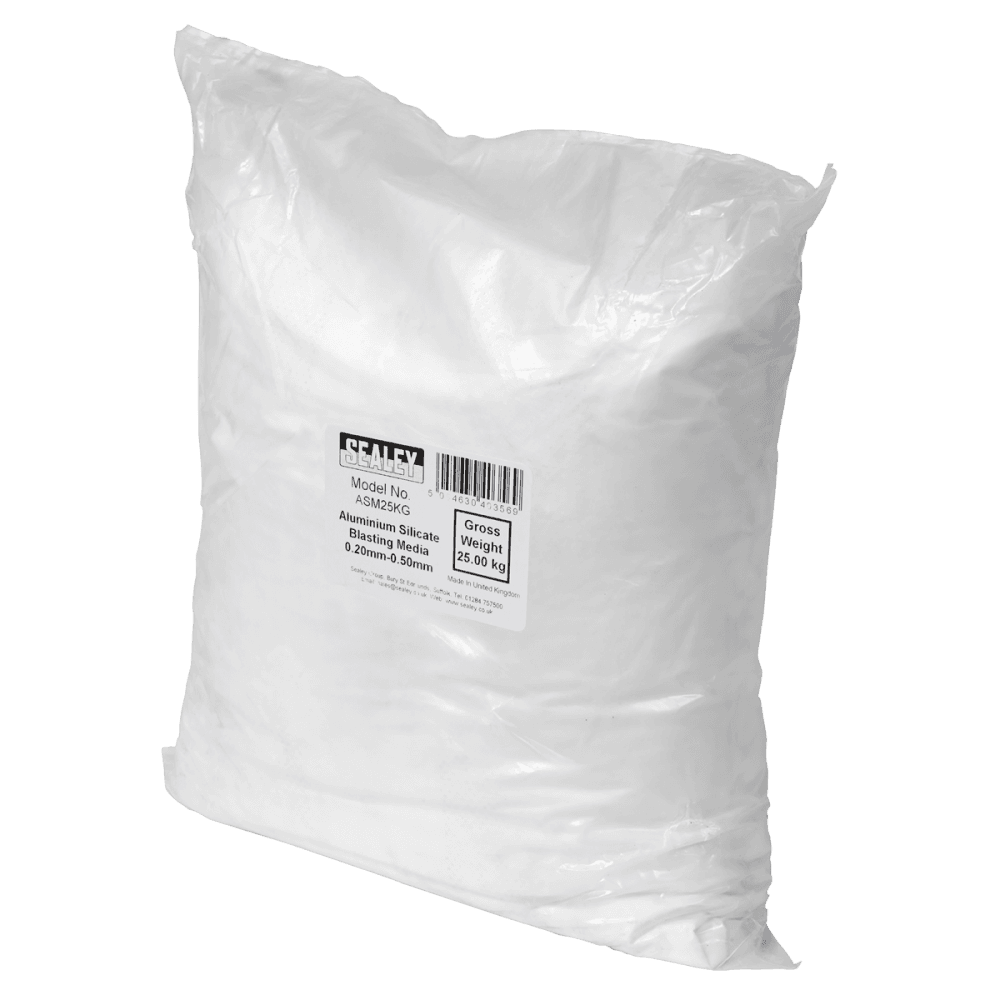 Aluminium Silicate Blasting Media 0.20-0.50mm Model No- ASM25KG