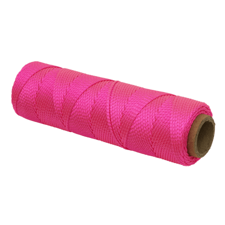 Braided Nylon Brick Line 76m - Pink Model No- BLP1