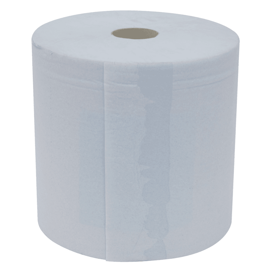 2-Ply Blue Wiper Roll 400m x 260mm - Pack of 2 Model No- BLU400