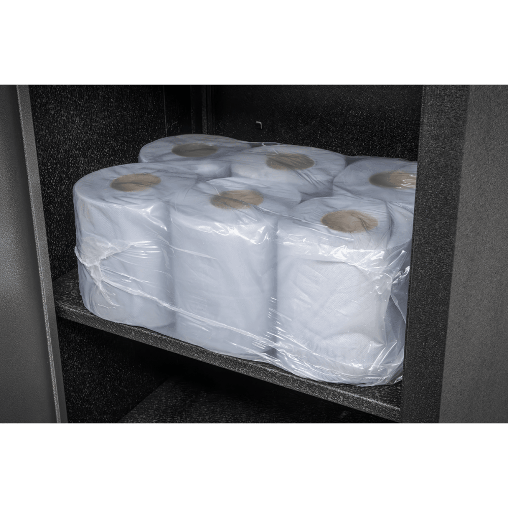 2-Ply Embossed Blue Paper Roll 60m - Pack of 6 Model No- BLU60