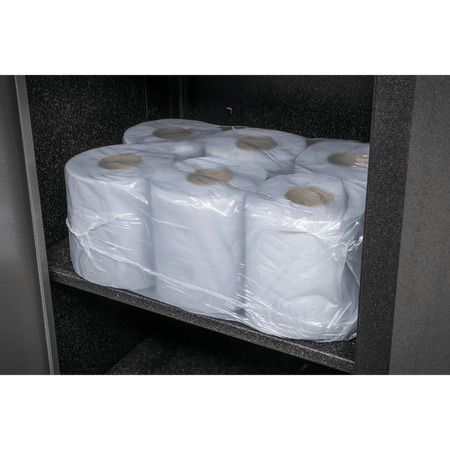 2-Ply Embossed Blue Paper Roll 60m - Pack of 6 Model No- BLU60