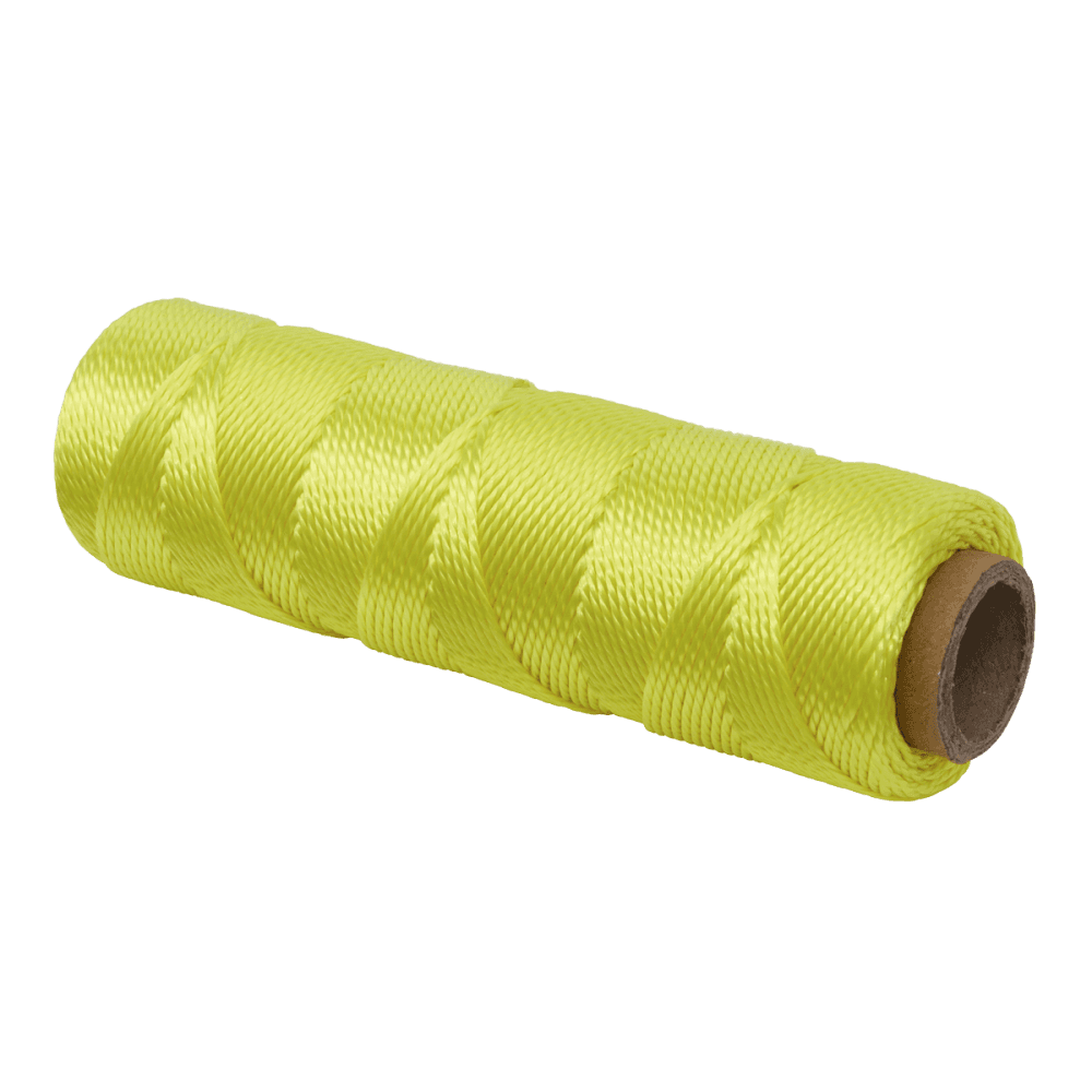 Braided Nylon Brick Line 76m - Yellow Model No- BLY1