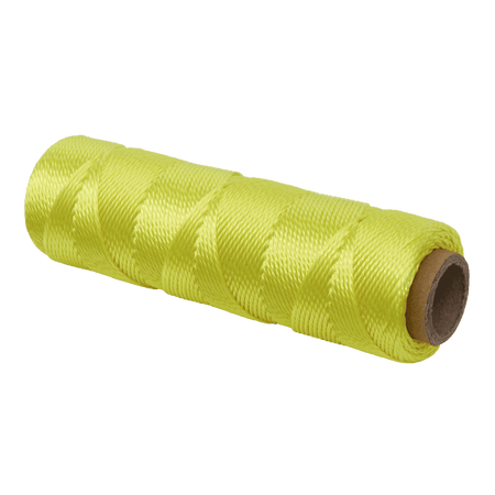 Braided Nylon Brick Line 76m - Yellow Model No- BLY1